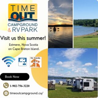 COANS Campground Spotlight: Timeout Campground

Just outside beautiful Truro, Time-Out Campground offers a peaceful escape where you can unplug, unwind, and reconnect with nature. Ideal for families, RVers, and solo travelers seeking relaxation and reflection alike.

What You’ll Love:
🌳 Serene Wooded Sites: Settle into spacious tents or RV sites surrounded by towering trees and natural tranquility.
🌞 Nature Trail Access: Discover peaceful walking trails winding through the campground’s forested terrain.
🔥 Campfire Connections: Cozy up with friends and family around your personal campfire after sundown.
🧺 Full Convenience: Choose from serviced and unserviced sites, with picnic and fire pits at every spot.
🐾 Pet & Child Friendly: Furry and young adventurers are welcome to explore at their own pace.
🌌 Stars Above: Far from city lights, Timeout offers some of the best stargazing opportunities in the region.

When life gets busy, sometimes the best answer is a Timeout in the wild. Ready to reset? 🌿
🔗 Plan your getaway today at www.timeoutcampground.ca

Explore more COANS members at campingnovascotia.com

#COANSCampgroundSpotlight #TimeoutCampground #NovaScotiaCamping #UnplugAndRelax #WoodlandRetreat #CampLocalNS