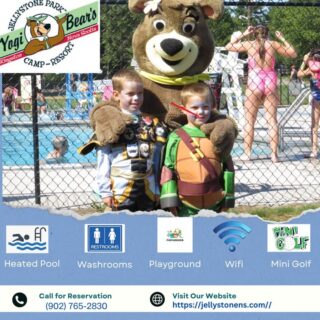 COANS Campground Spotlight: Yogi Bear’s Jellystone Park™ Camp‑Resort (Kingston)

Looking for a camping trip packed with adventure, fun, and lots of laughs? @campjellystone in Kingston is the ultimate family destination! From inflatable playgrounds to themed weekends featuring our favorite cartoon bears, it’s non-stop excitement from morning 'til s’more time.

What You’ll Love:
🎪 Action-Packed Activities: Jumping pillows, obstacle courses, mini-golf, zip 
        lines, water parks & more
🌟 Character Appearances: Snap selfies with Yogi, Boo Boo & Friends at daily 
        meet‑and‑greets
🎉 Seasonal Events: Festivals, themed weekends, movies, karaoke & late-night 
        campfire entertainment
🏕️ Range of Accommodations: Choose from campsites, cabins, glamping tents, or 
        RV sites
🐾 Pet-Friendly Fun: Bring your leashed pups to join the family fun
🍔 On-Site Convenience: Snack bar, camp store, and food trucks for easy meals & treats

Pack your picnic baskets and teddy bears — and prepare for unforgettable memories in the heart of Nova Scotia’s greatest family getaway!

🔗 Plan your visit: https://jellystonens.com/

Discover more COANS member campgrounds at campingnovascotia.com

#COANSCampgroundSpotlight #JellystoneParkNS #FamilyCamping #NovaScotiaCamping #CampLocalNS #YogiBearCamp