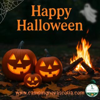 As the fall winds blow and the jack-o’-lanterns glow, we wish all of our campers, members, and dealer partners a spook-tacular night filled with fun, frights, and treat bags full of candy! (and the odd cold beverage of course!)  

Stay safe, watch out for little ghouls and goblins, and don’t let the ghost stories keep you up tonight. Happy Halloween from the Campground Owners Association of Nova Scotia! www.campingnovascotia.com