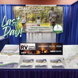 LAST DAY of the Halifax RV Show!  Today’s your final chance to check out everything under one roof for your 2026 camping plans — RVs, gear, great deals, and of course, camping tips from your favourite association!

Be sure to stop by and say hello to Valerie and Dave from @Hyclass Ocean Campground while you're there!. We’ll help you turn ideas into real trips and point you toward some great places to camp!

🎟️ Grab your tickets now 👉 https://halifaxrvshow.mpetickets.com/

#HalifaxRVShow #RVShopping #CampingSeason #NovaScotiaCamping #RVLife #ExploreNovaScotia
#COANS #PlanYourAdventure