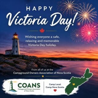 Today is all about slowing down, enjoying the extra day with family and friends, and appreciating the simple moments that make camping season so special.

On behalf of Nova Scotia's private campground owners, we wish everyone a safe, relaxing, and happy Victoria Day holiday. 👉www.campingnovascotia.com

Camp Local. Camp Nova Scotia. CampCoans