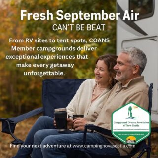 September is Nova Scotia’s best-kept secret for camping. Think quiet beaches, comfortable temperatures, and the chance to truly relax without the rush.

Choose a COANS member campground and enjoy the difference. Find your next outdoor experience visit here👉 www.campingnovascotia.com

#COANS #CampingSeason #ExploreNovaScotia